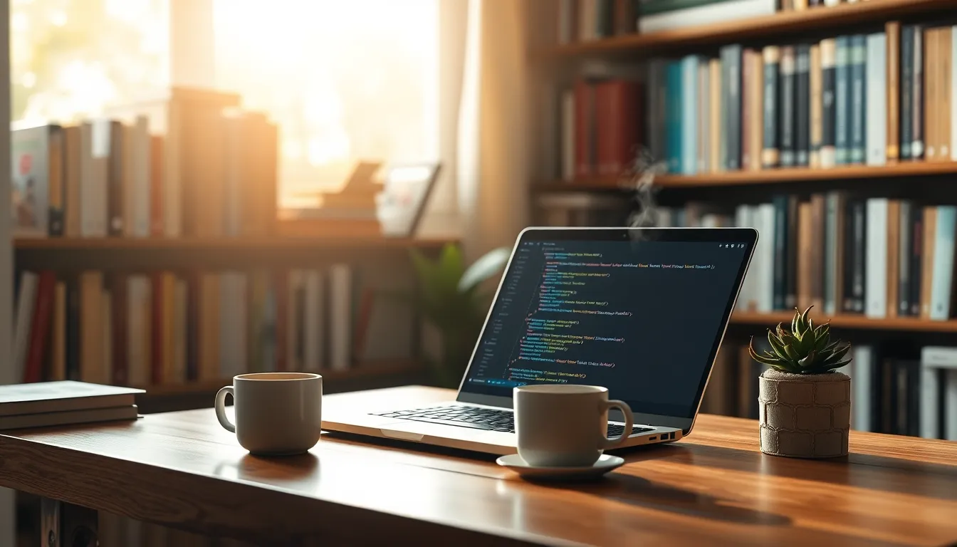 개발자들이 코딩하는 모습